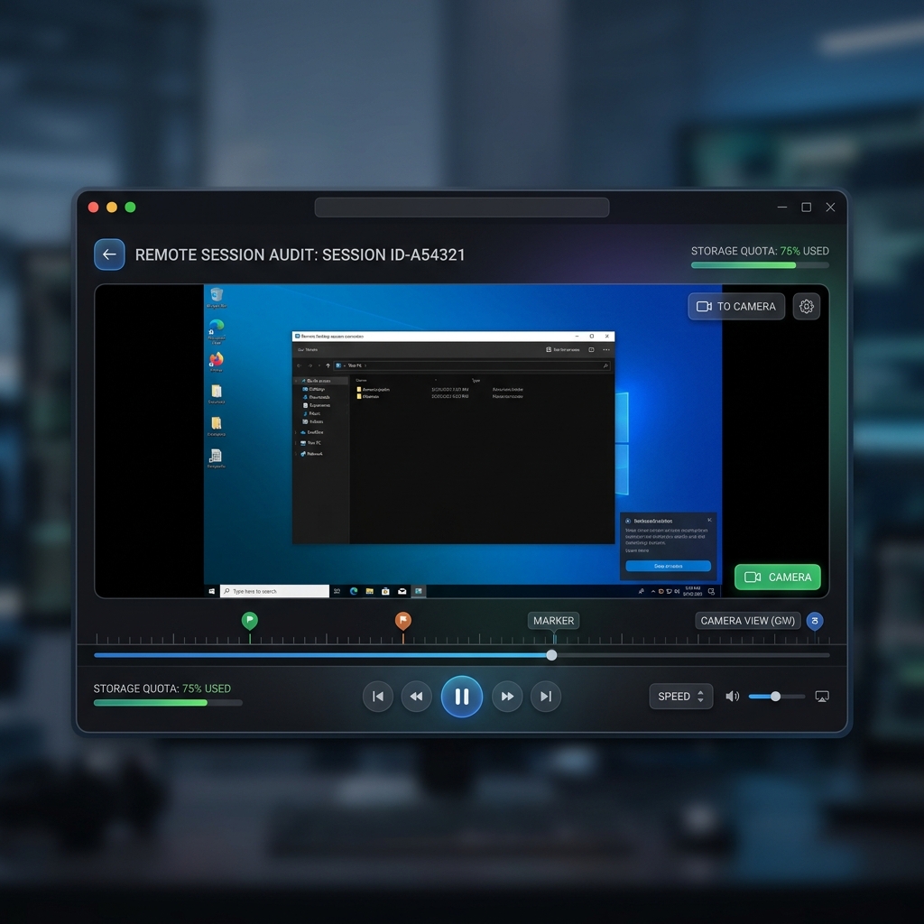 Session Recording HD Interface